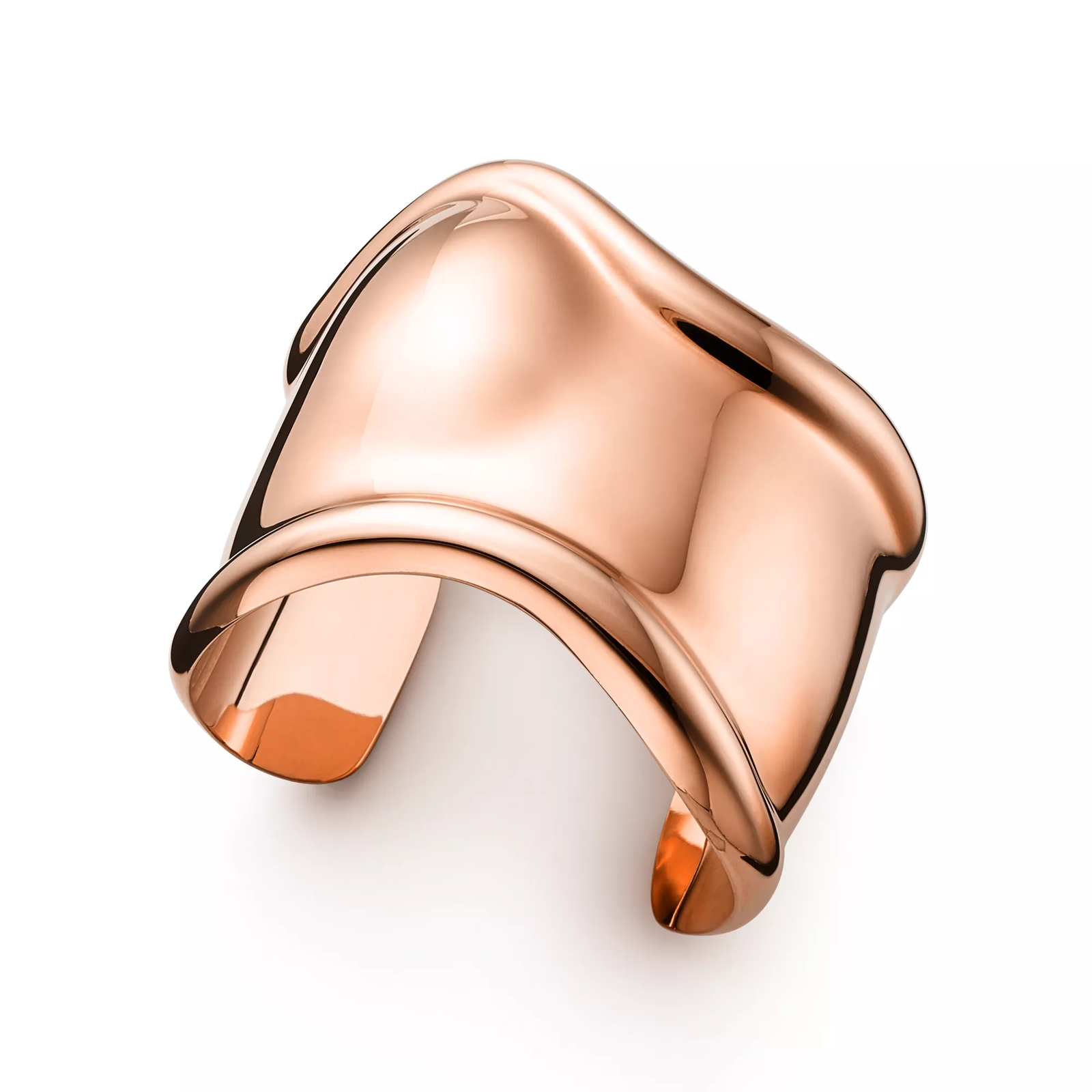 Medium Bone Cuff in Rose Gold, 61 mm Wide