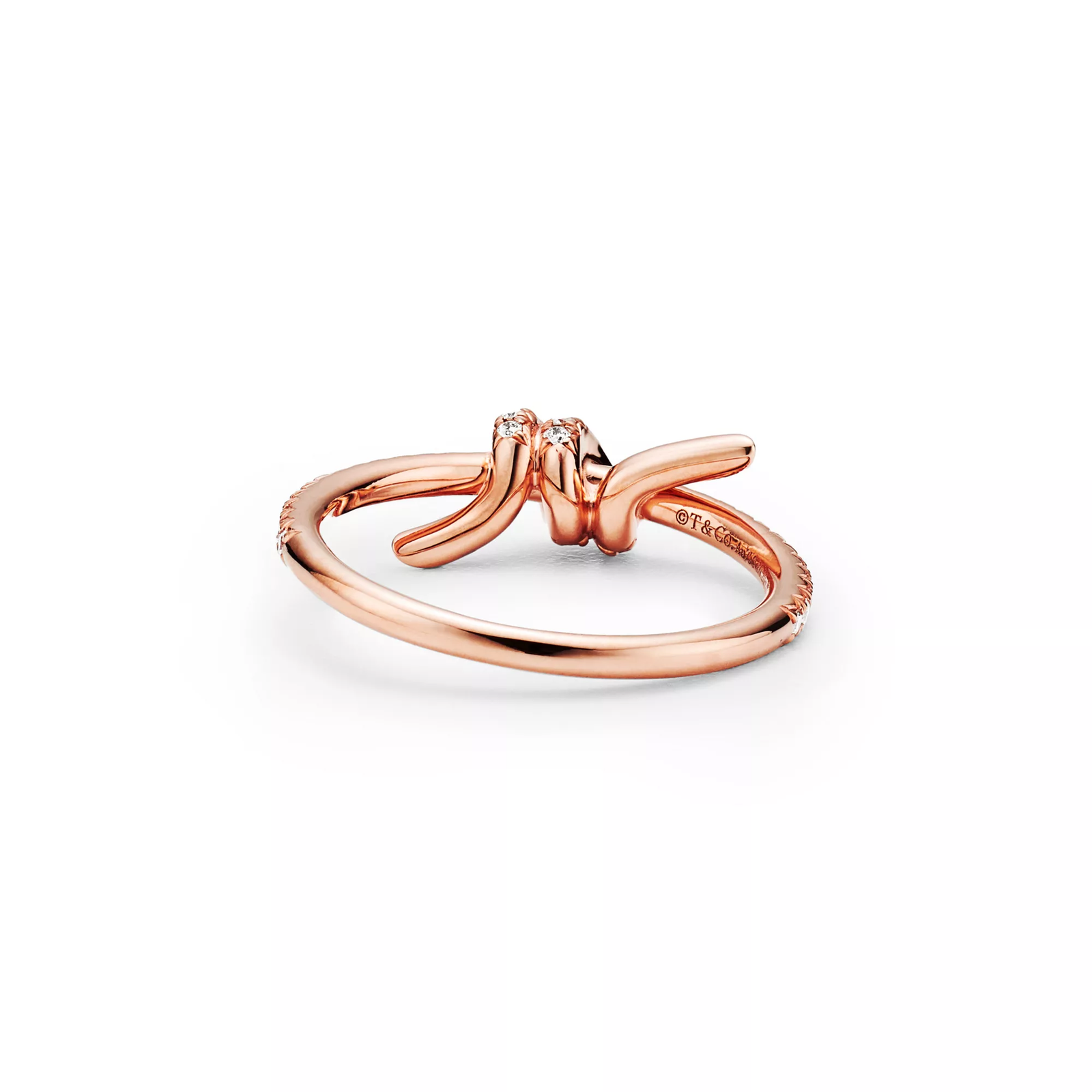 Ring in Rose Gold with Diamonds