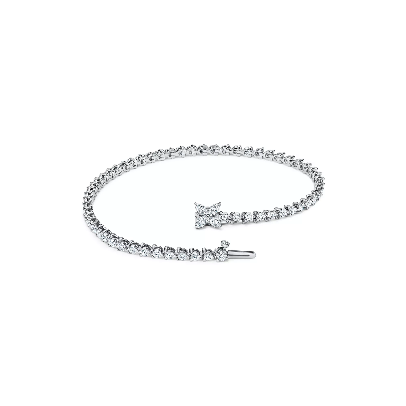 Tennis Bracelet in Platinum with Diamonds