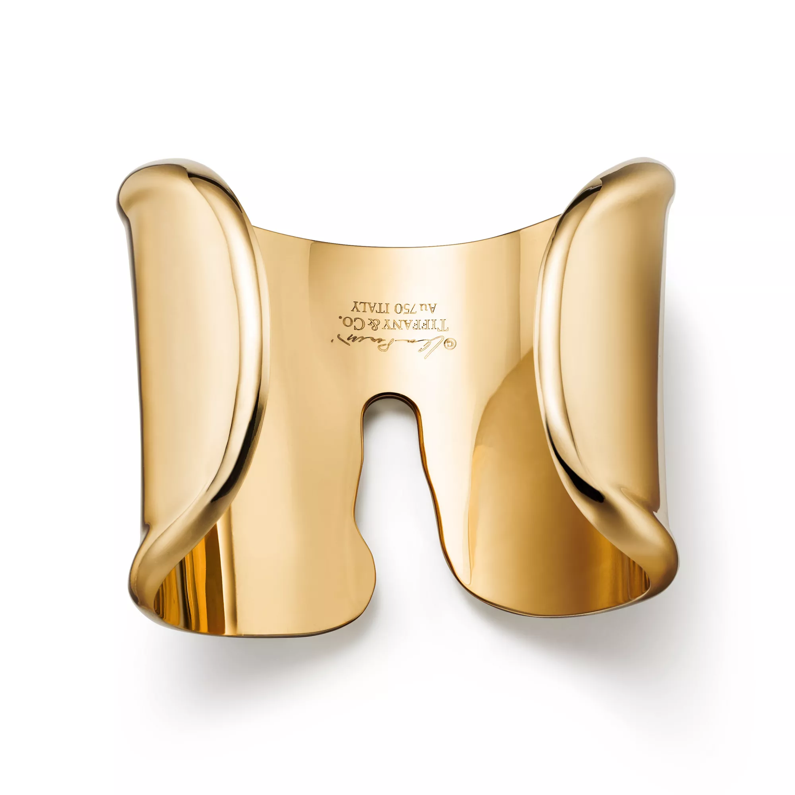 Split Cuff in Yellow Gold, Medium