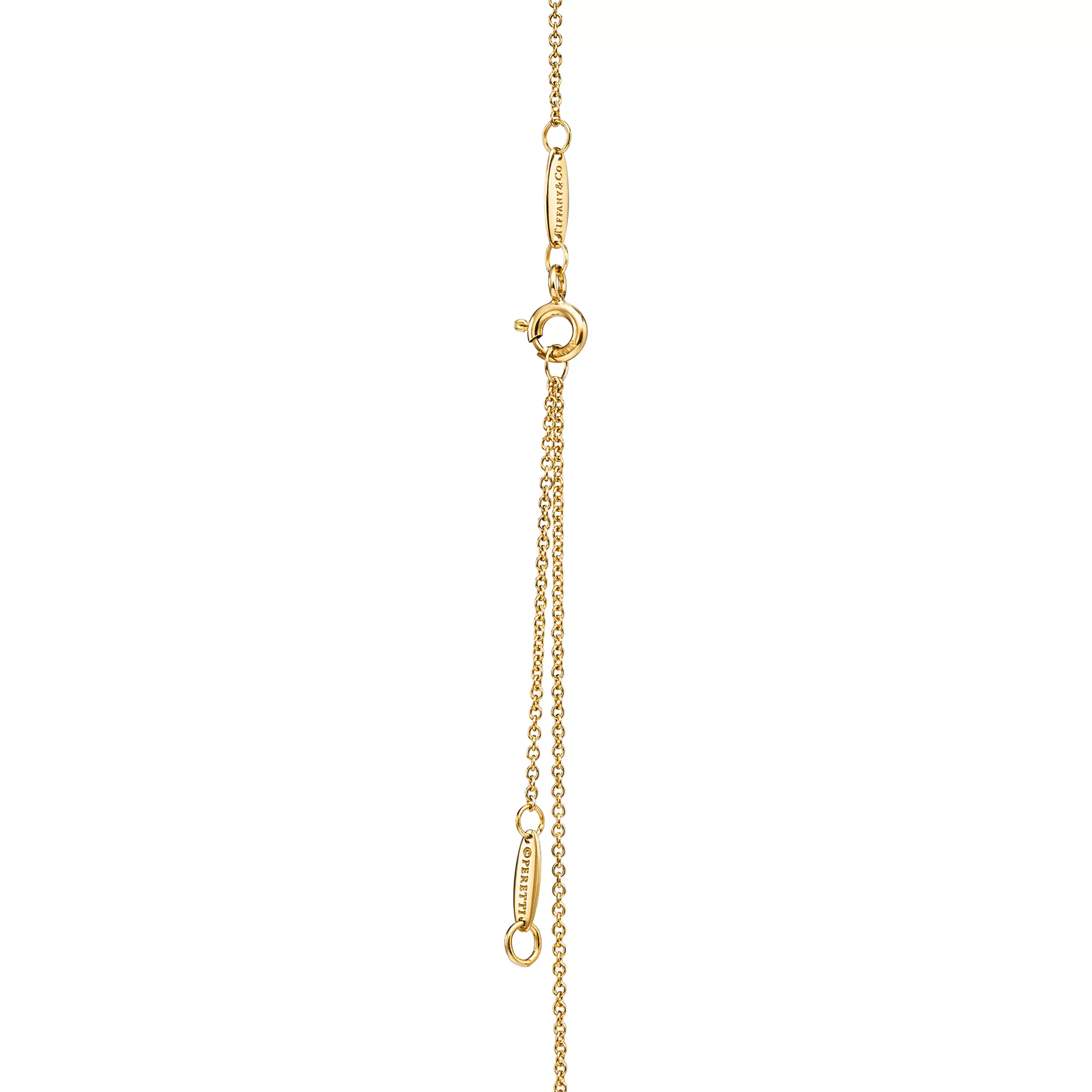 Open Heart Pendant in Yellow Gold with Diamonds