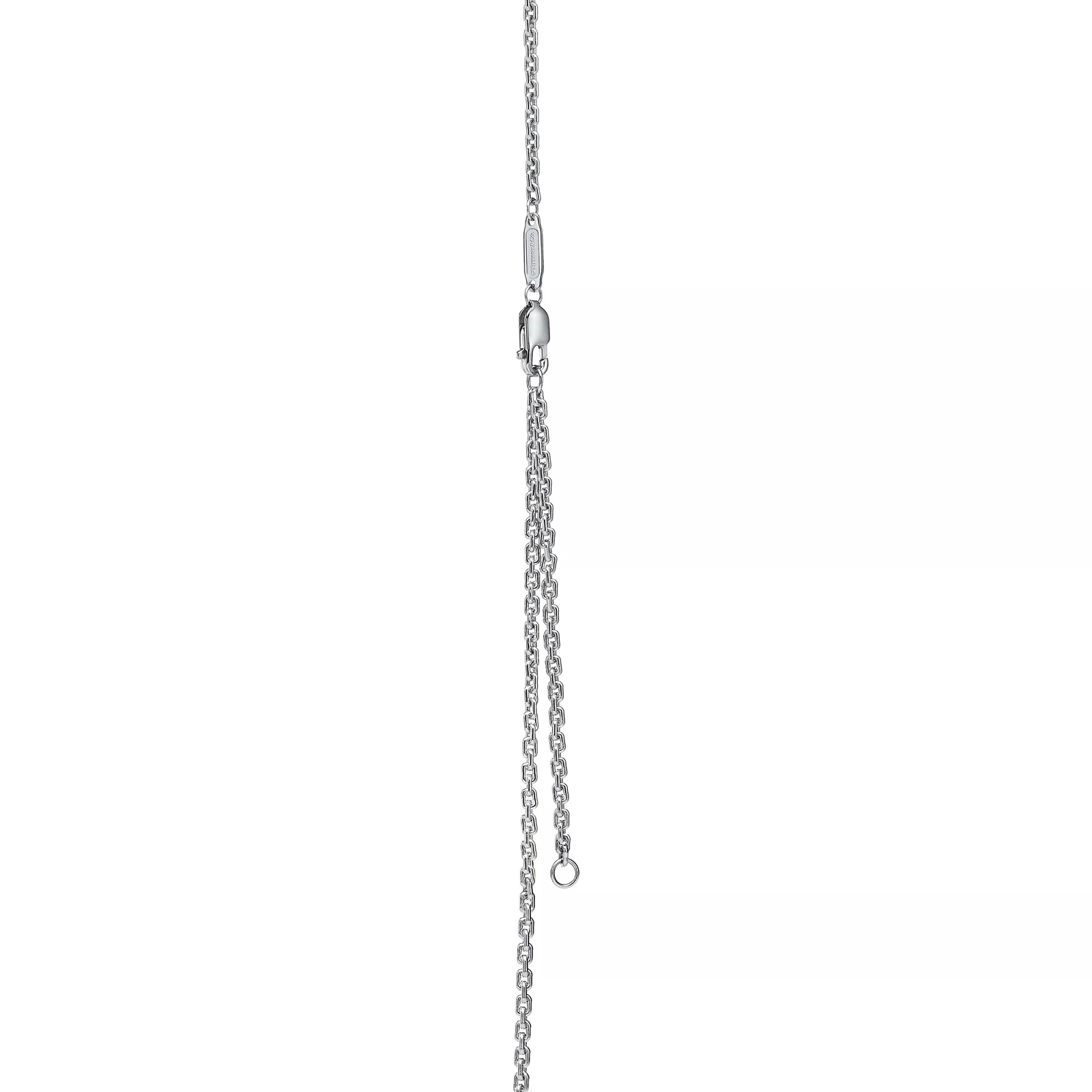 Small Pendant in White Gold with Diamonds