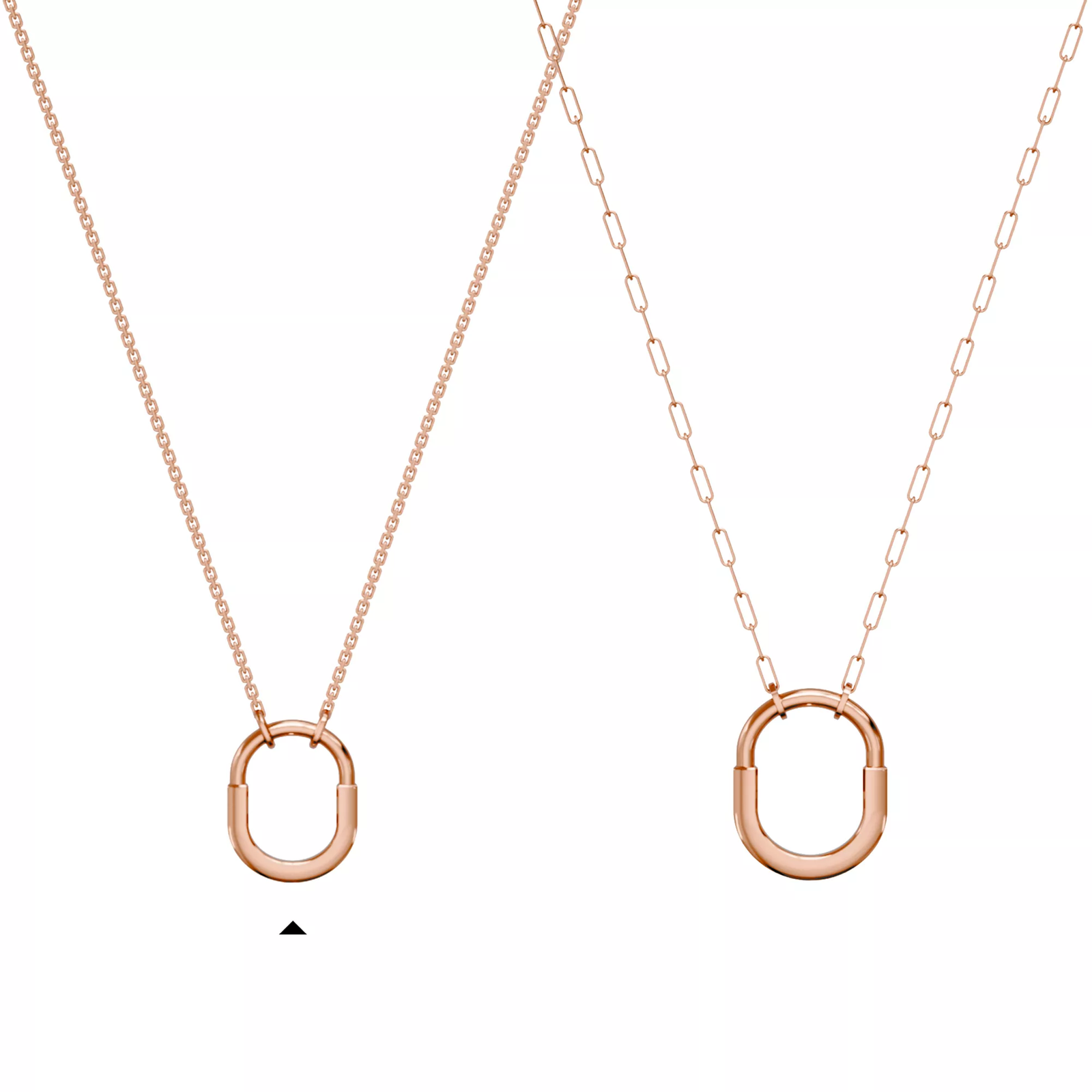 Small Pendant in Rose Gold