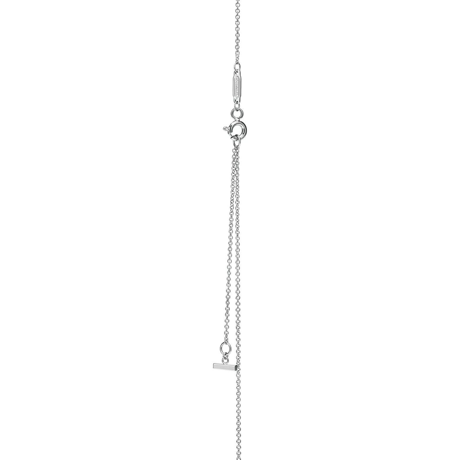 Smile Small Pendant in White Gold with Diamonds