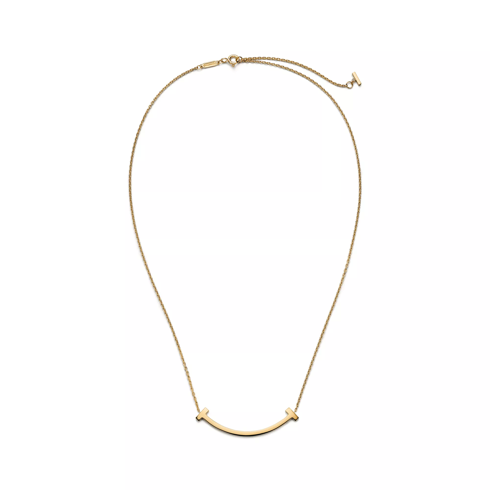 Smile Medium Pendant in Yellow Gold