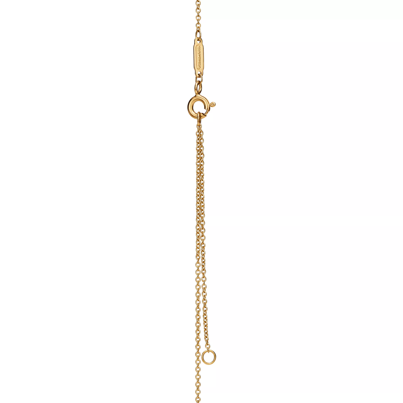 Small Pendant in Yellow Gold with Diamonds