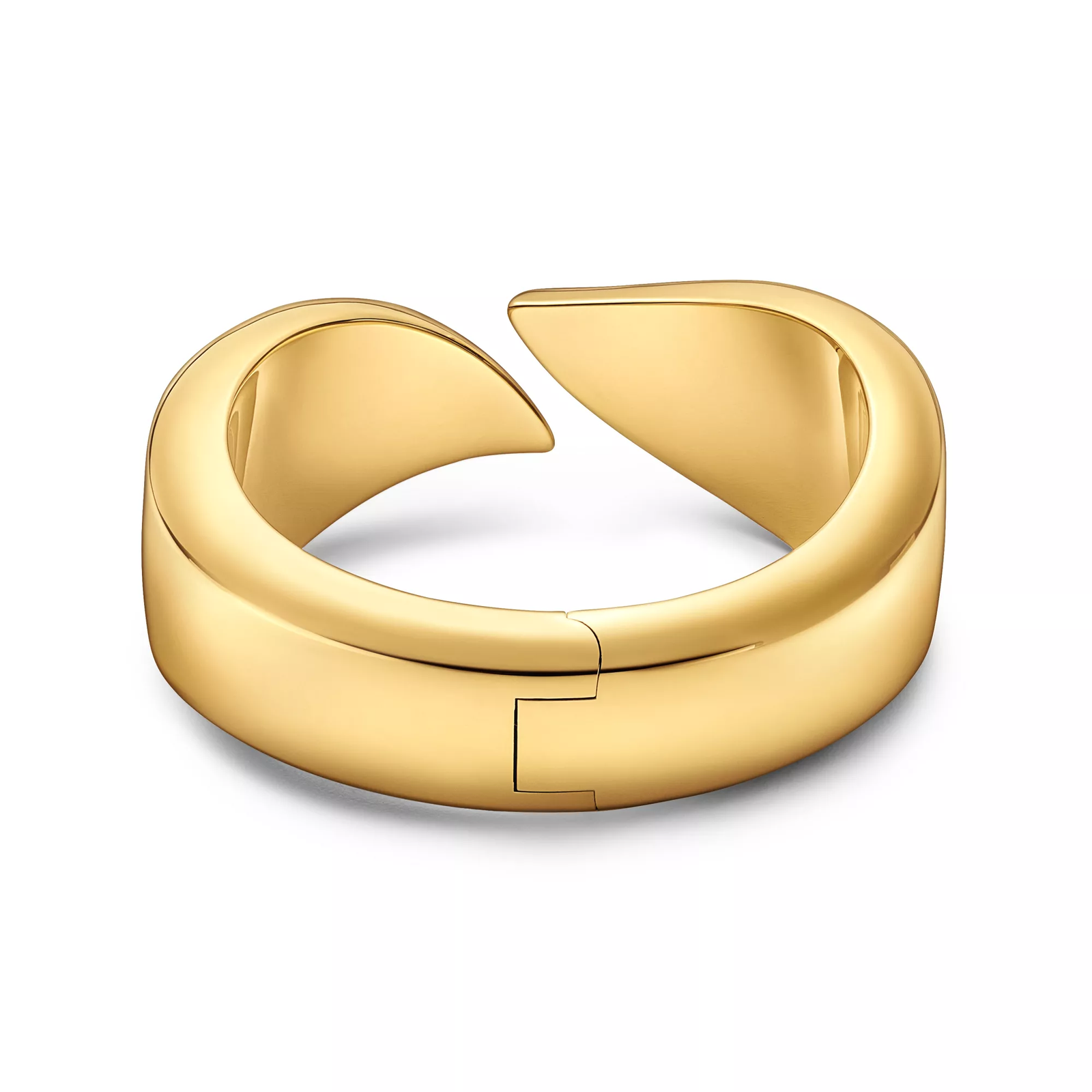 Feather Cuff in Yellow Gold