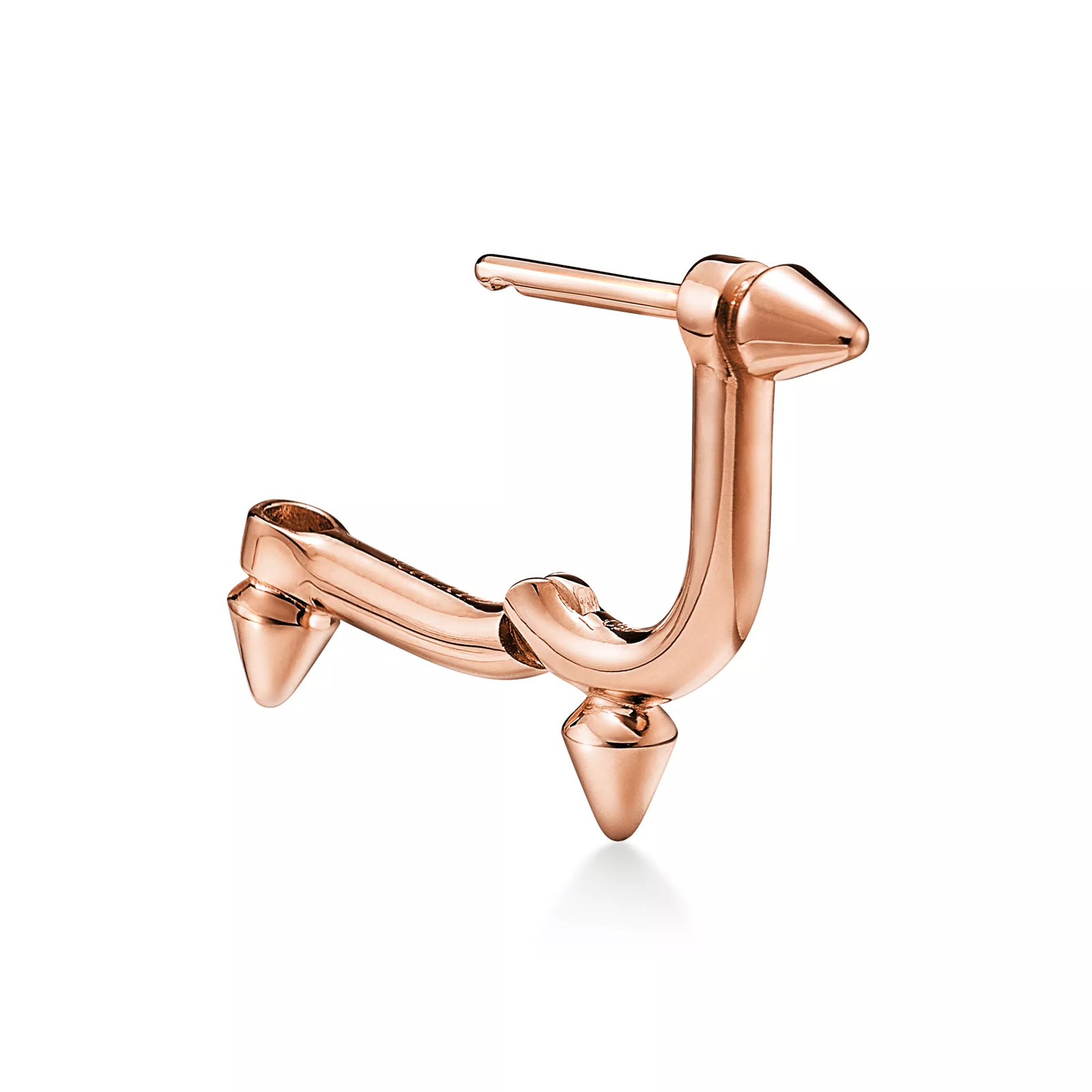 Small Earrings in Rose Gold