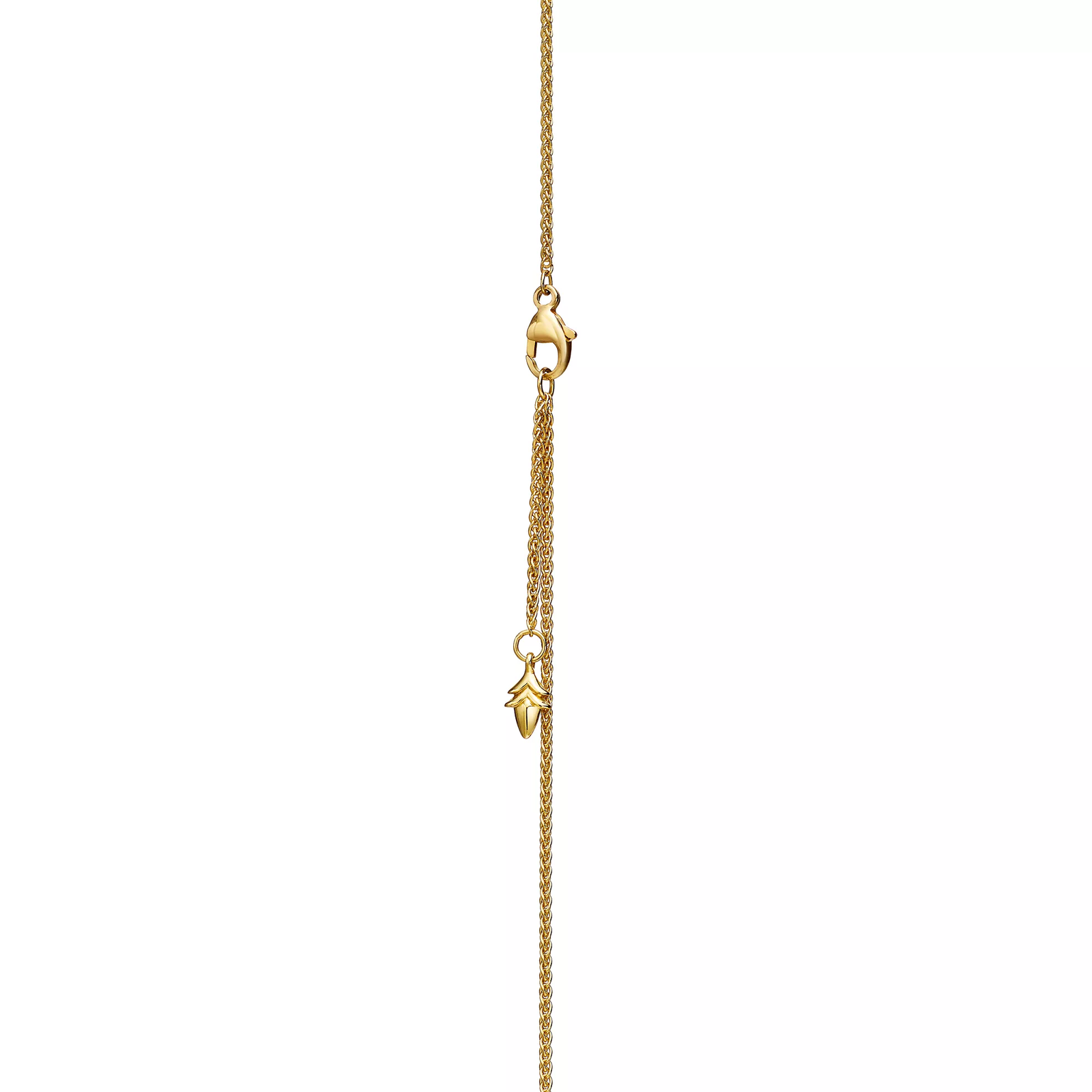 Lovebirds Pendant in Platinum and Gold with Diamonds
