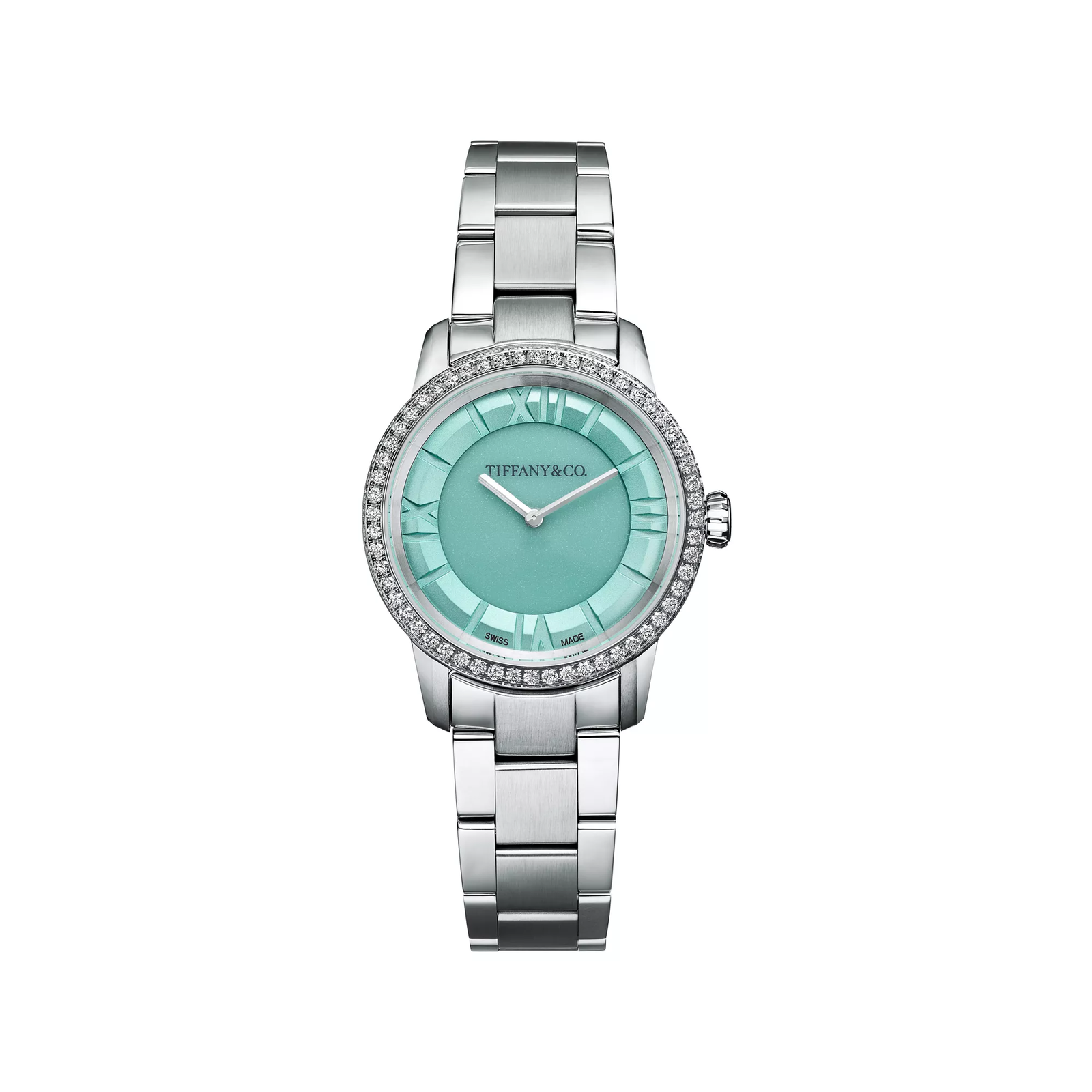 29 mm Watch in Stainless Steel with Diamonds