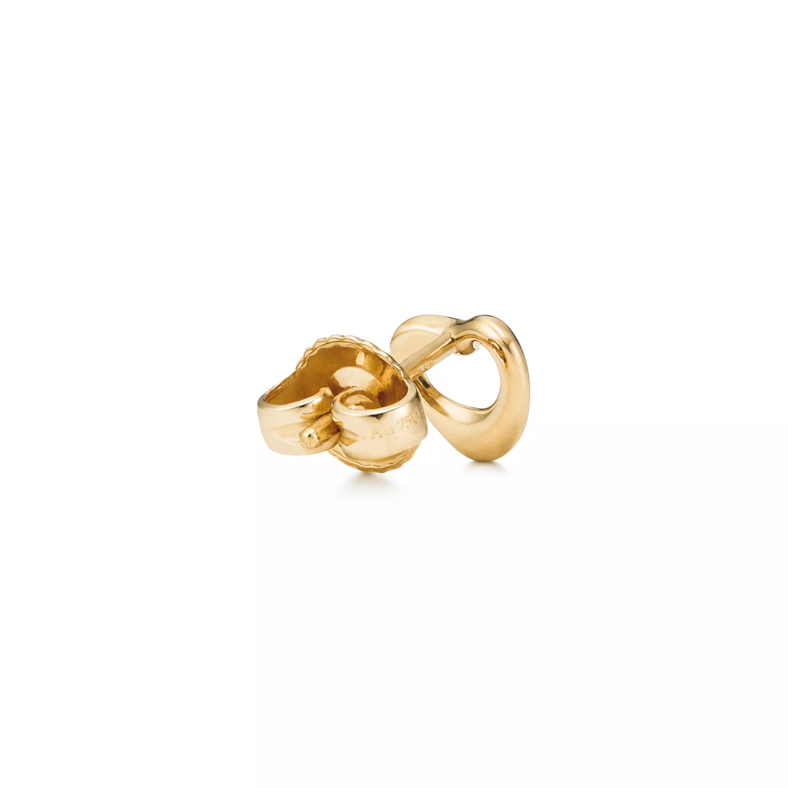 Open Heart Pendant and Earrings Set in Yellow Gold