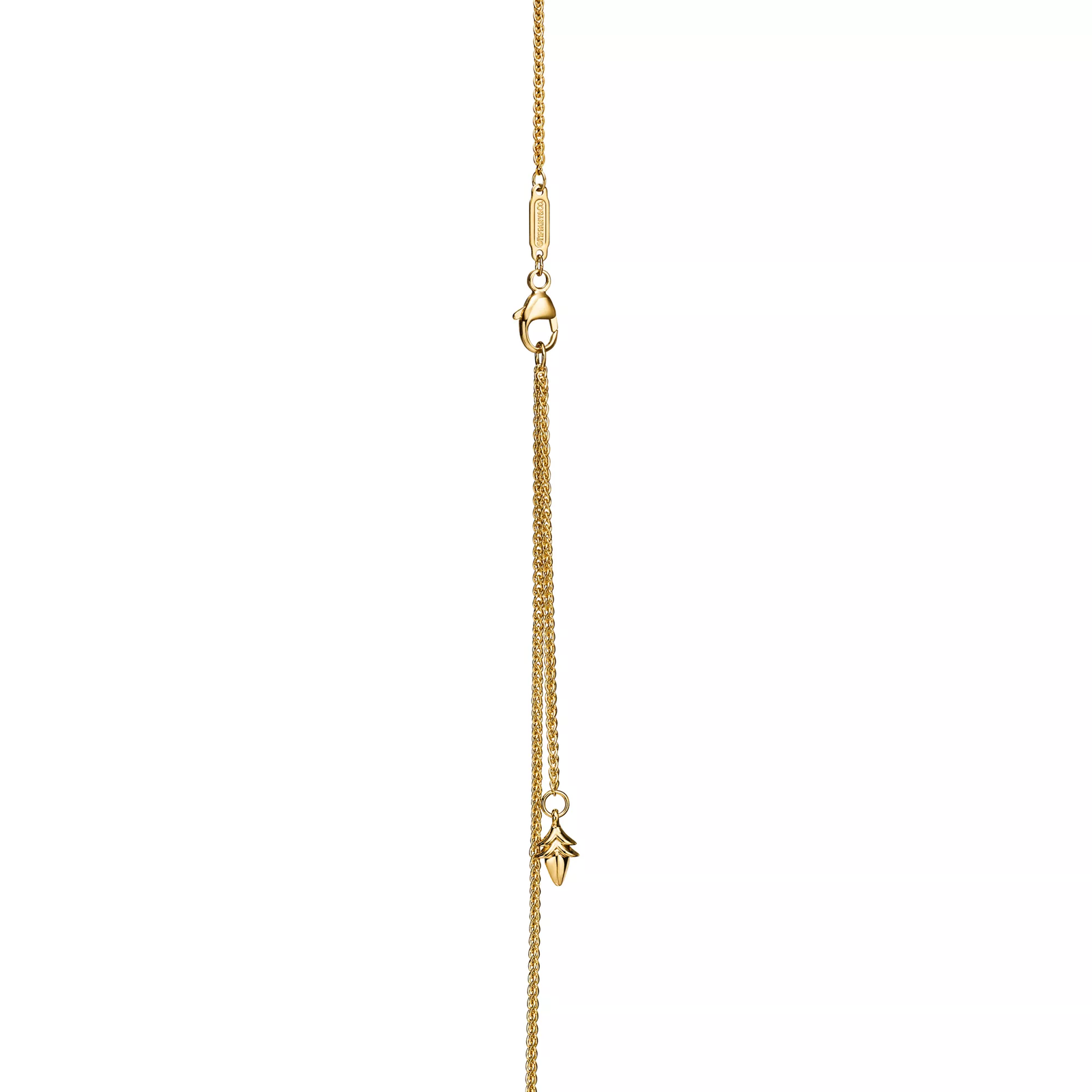 Wings Pendant in Gold and Platinum with Pave Diamonds