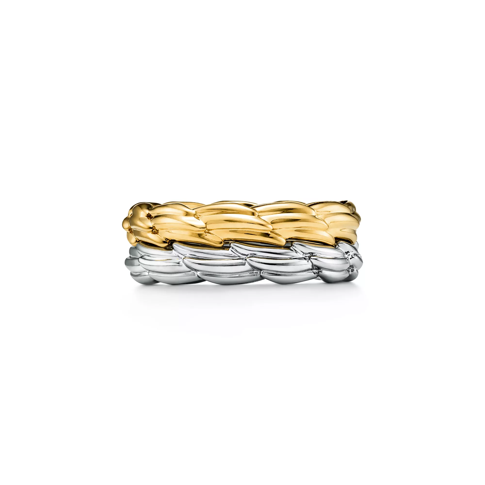Wings Narrow Ring in Yellow Gold